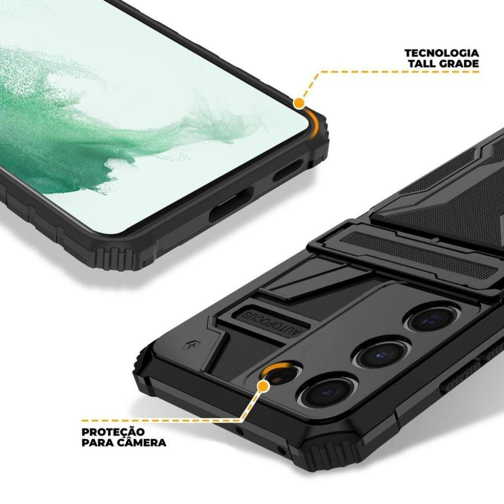 Imagem 2 de 4 do produto Capa Guardian Para Samsung Galaxy S22 Plus - Preta - Gshield