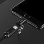 Adaptador Conversor Lightning Micro Usb Com Chaveiro Carrega E Transfere Dados Posh - Preto