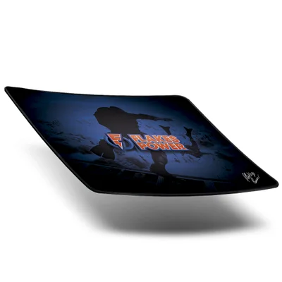 Mousepad Gamer Edição Flakes Power, 40x45cm 3mm, Base Antiderrapante, Alta Precisão, Costura Reforçada, Flkmp002, Elg