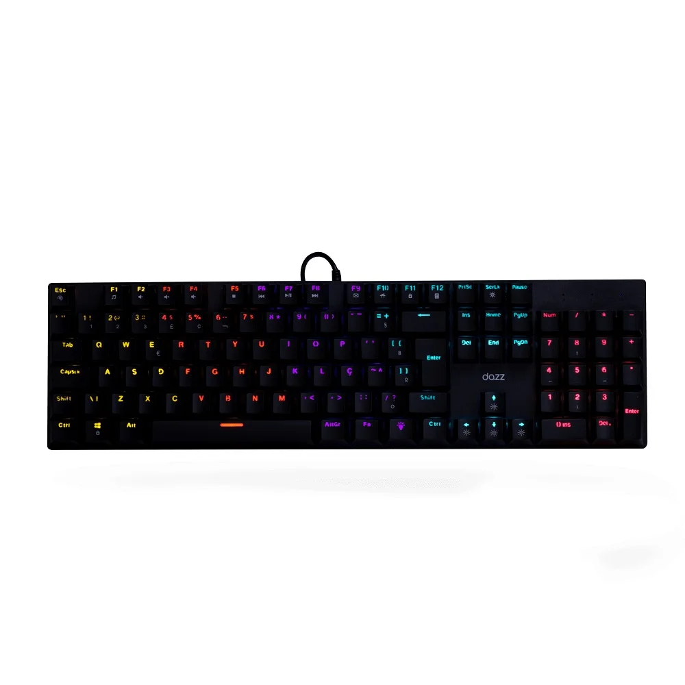 Teclado Mecânico Gamer Orion Essential, RGB, Switch Blue, Preto Teclado Mecânico Gamer Orion Essential, RGB, Switch Blue, Preto