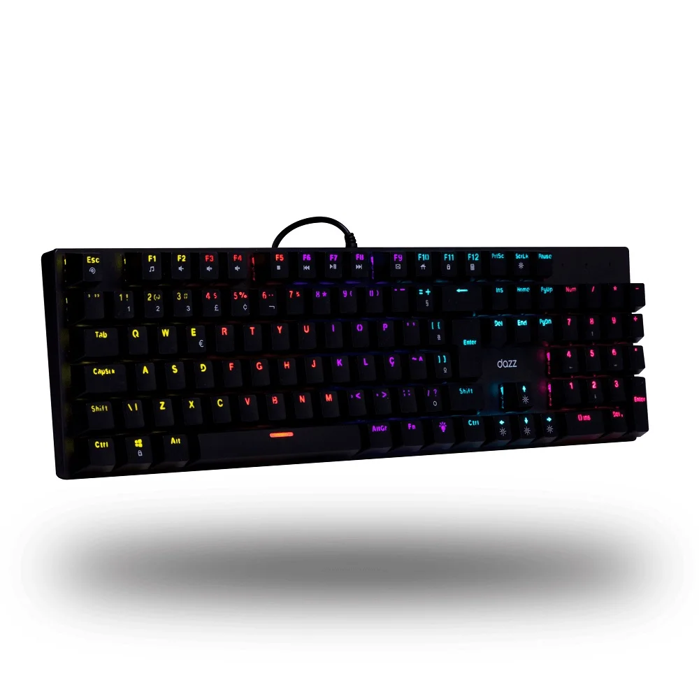 Teclado Mecânico Gamer Orion Essential, RGB, Switch Blue, Preto Teclado Mecânico Gamer Orion Essential, RGB, Switch Blue, Preto