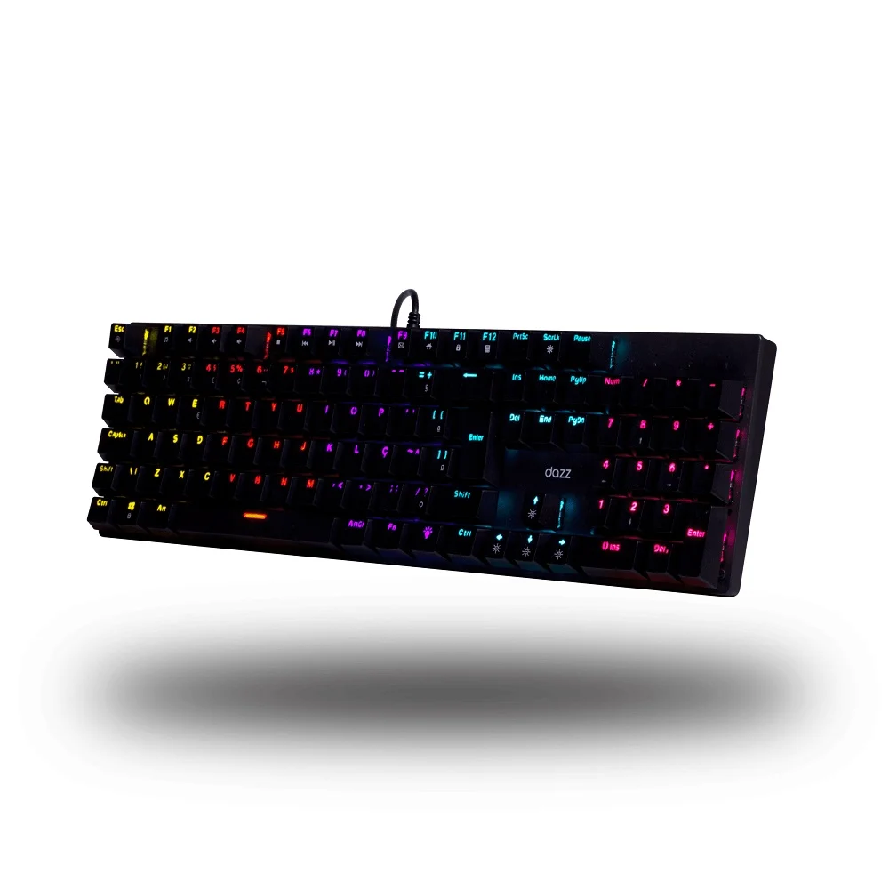 Teclado Mecânico Gamer Orion Essential, RGB, Switch Blue, Preto Teclado Mecânico Gamer Orion Essential, RGB, Switch Blue, Preto