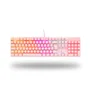 Teclado Mecânico Gamer, RGB, Rosa, Orion Essential Com Led E Switch Blue