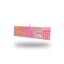 Teclado Mecânico Gamer, RGB, Rosa, Orion Essential Com Led E Switch Blue