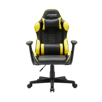 Cadeira Gamer Kids Racer Pro Stock Car Cor: Preto e Amarelo
