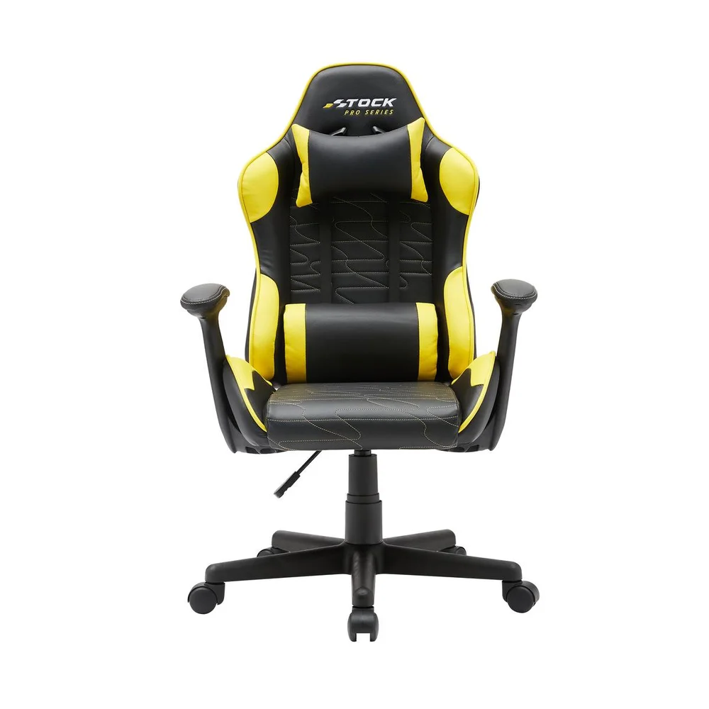 Cadeira Gamer Kids Racer Pro Stock Car Cor: Preto e Amarelo