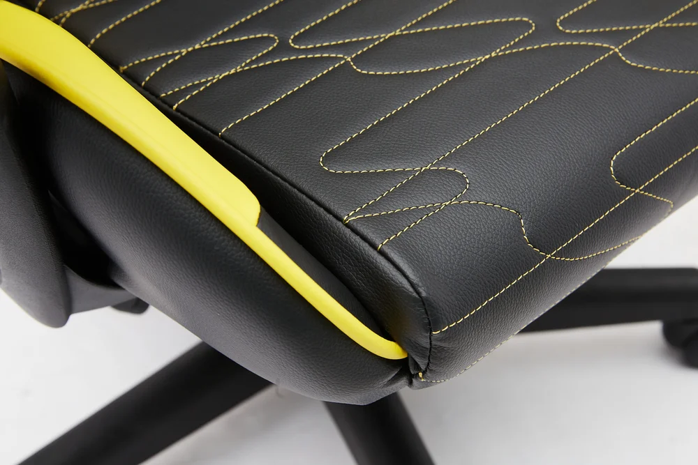 Cadeira Gamer Kids Racer Pro Stock Car Cor: Preto e Amarelo