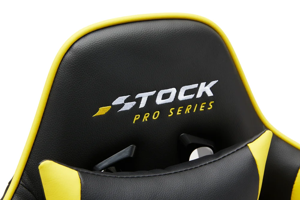 Cadeira Gamer Kids Racer Pro Stock Car Cor: Preto e Amarelo