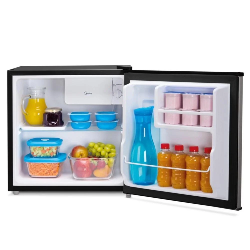 Imagem 5 de 5 do produto Frigobar Midea, Preto Com Inox, 45l, 60hz - MRC06B2-X - 220V