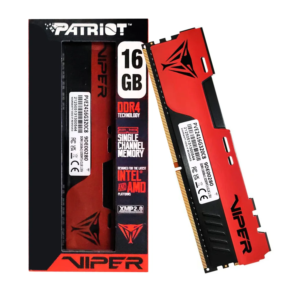 Memória 16GB 3200mhz Pve2416g320c8 KaBuM