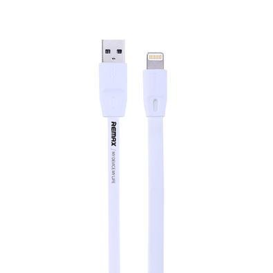 Cabo Flat Lightning Para Usb Celular 2 Metros - Branco