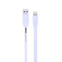 Cabo Flat Lightning Para Usb Celular 2 Metros - Branco