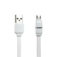 Cabo Flat Micro USB Para USB 1m, Branco | KaBuM!