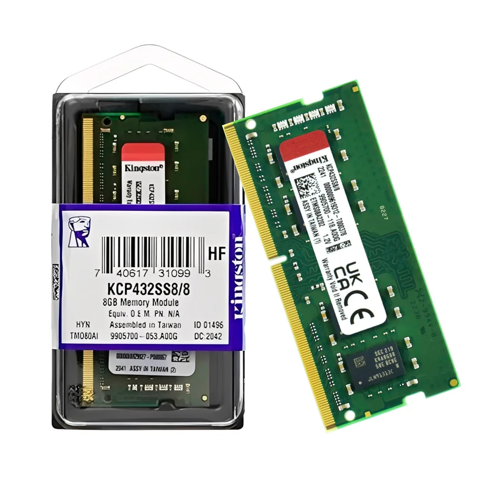Kingston Memoria 8GB 3200MHz Sodimm DDR4 120V