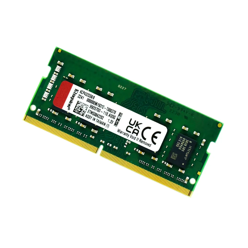 Kingston Memoria 8GB 3200MHz Sodimm DDR4 120V