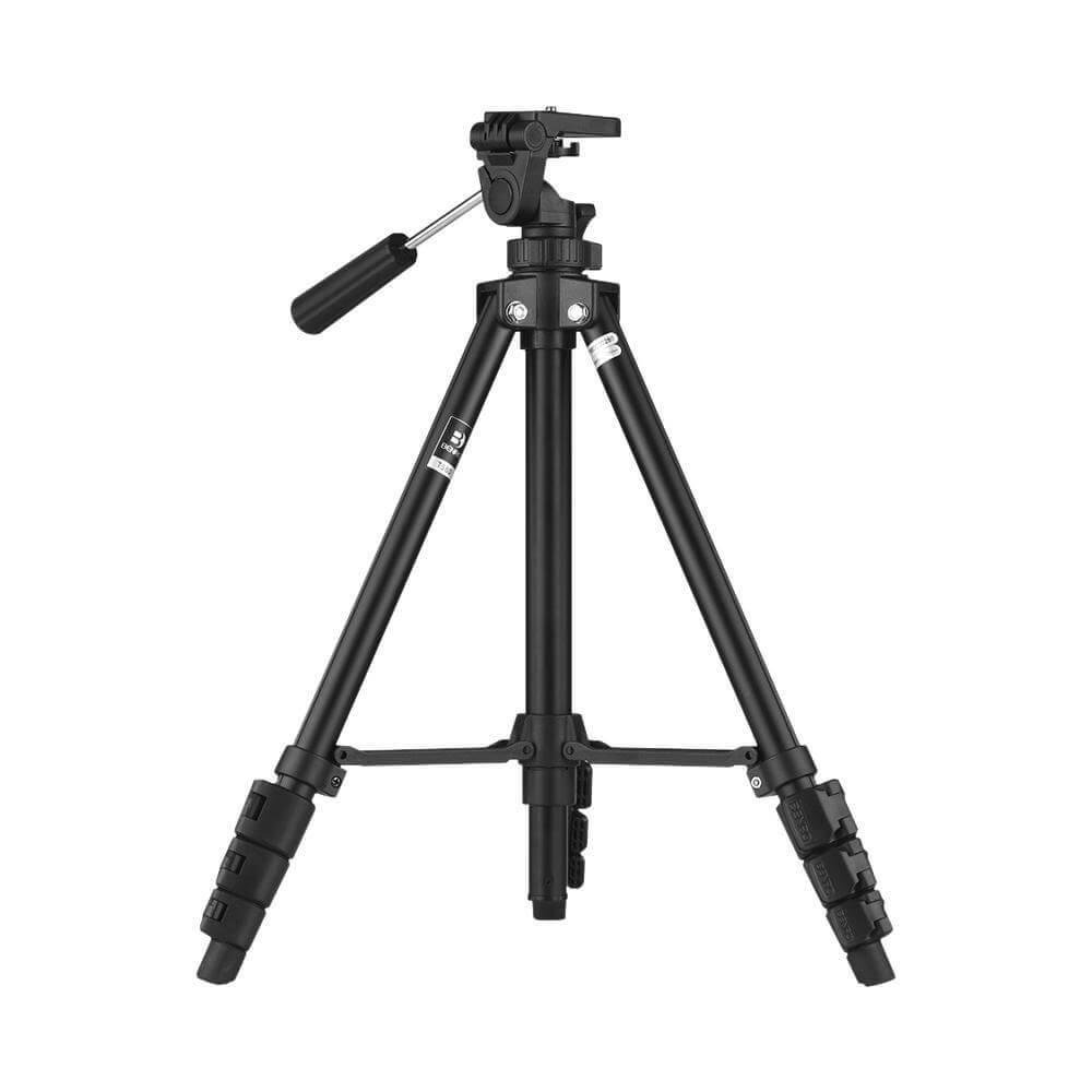 Tripé Benro T560, Com Suporte Para Celular, 4 Seções