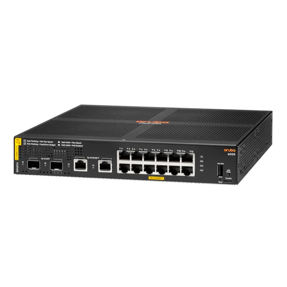 Imagem 3 de 3 do produto Hewlett Packard Enterprise Aruba 6000, 12G, CL4, 2sfp, 139W