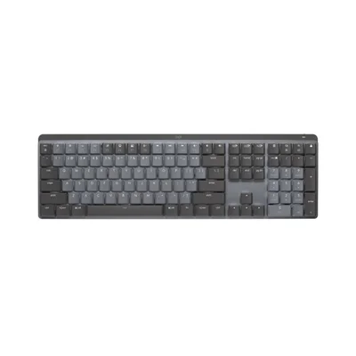 Teclado Mecânico Logitech Mx Mechanical Switch Tactile Quiet RGB S/fio En-us Preto E Cinza