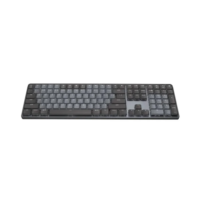 Imagem 3 de 5 do produto Teclado Mecânico Logitech Mx Mechanical Switch Tactile Quiet RGB S/fio En-us Preto E Cinza