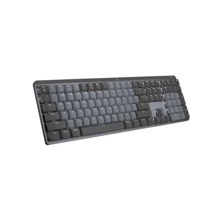 Imagem 4 de 5 do produto Teclado Mecânico Logitech Mx Mechanical Switch Tactile Quiet RGB S/fio En-us Preto E Cinza
