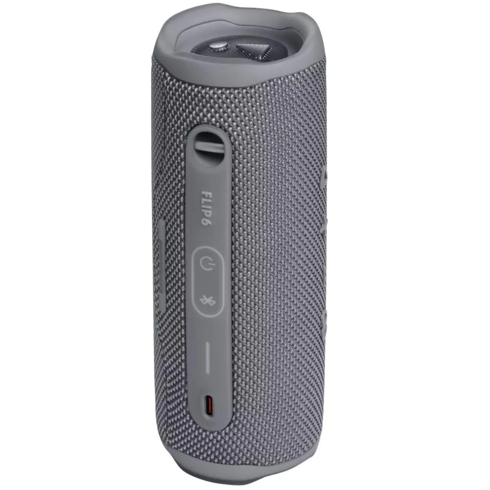 JBL FLIP 6 ポータブルBluetoothスピーカー　グレー Caixa De Som JBL Flip 6 Bluetooth Cinza KaBuM