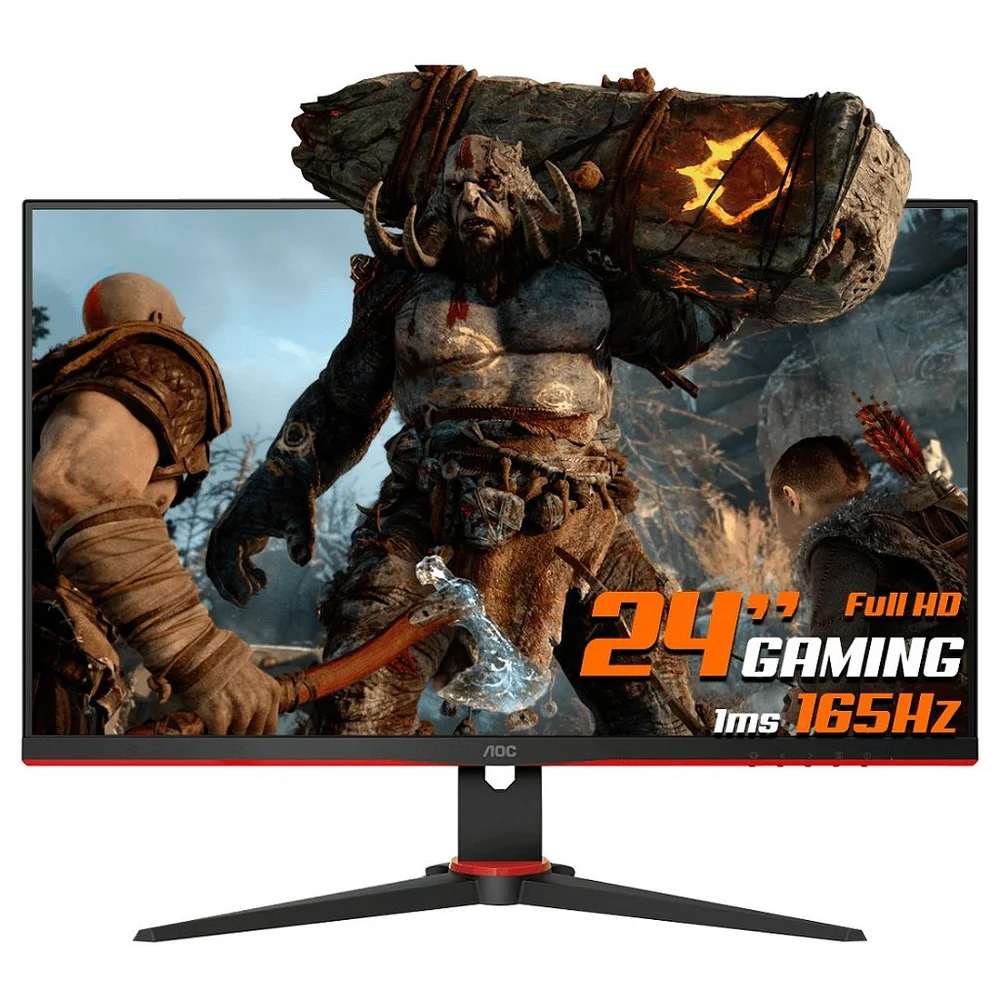 Monitor Aoc Gamer Viper24g2se 165hz KaBuM