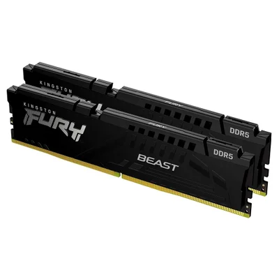 Memória Kingston Fury Beast, 32GB 2x16GB, 5200MHz, DDR5