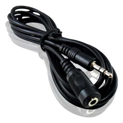 Cabo Extensor P2 2mt Áudio 3.5mm Xcell Xc-p2-j2