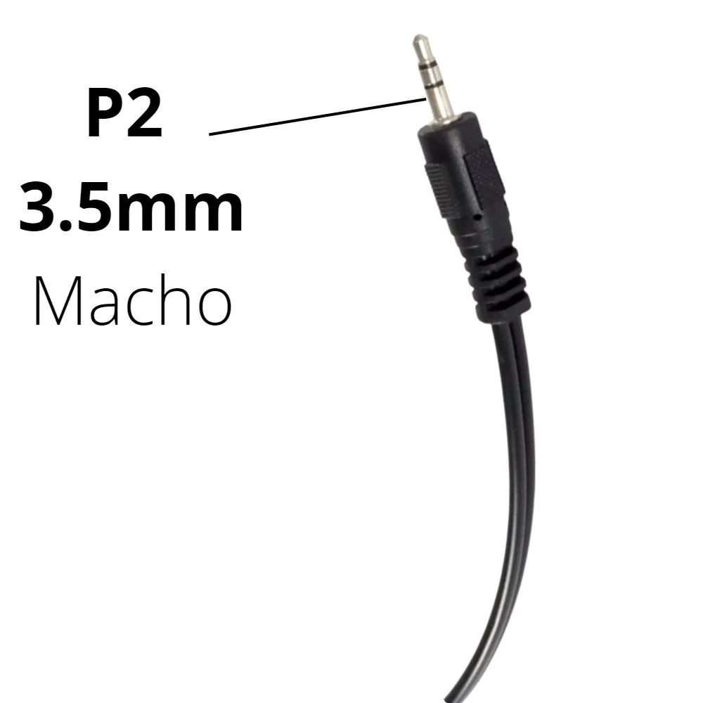 Imagem 3 de 4 do produto Cabo Extensor P2 2mt Áudio 3.5mm Xcell Xc-p2-j2