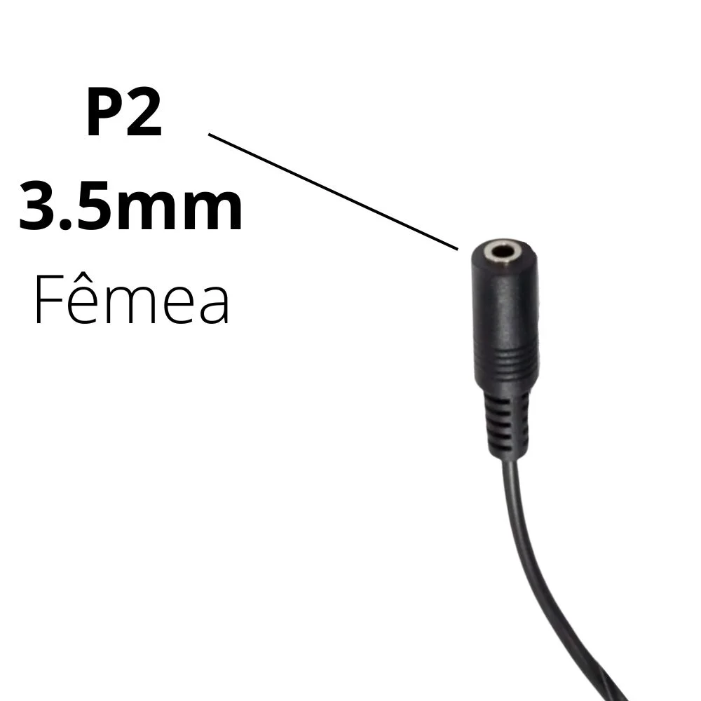 Imagem 4 de 4 do produto Cabo Extensor P2 2mt Áudio 3.5mm Xcell Xc-p2-j2