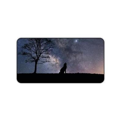 Mouse Pad Gamer Speed, Extra Grande, Lobo Universo, 120x60 Cm.