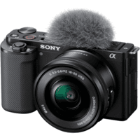Câmera Sony ZV-E10 Mirrorless 4K, Lente 16-50mm, Preta