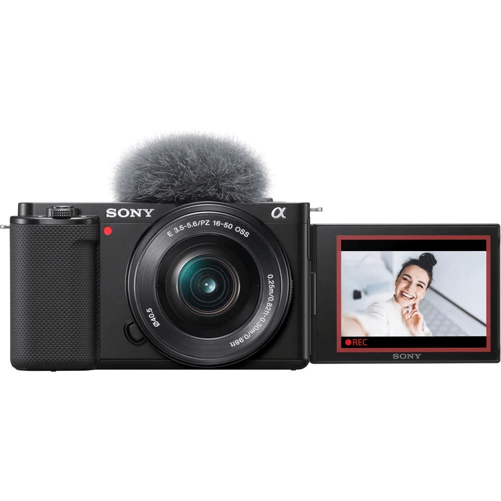 Imagem 3 de 5 do produto Câmera Sony ZV-E10 Mirrorless 4K, Lente 16-50mm, Preta