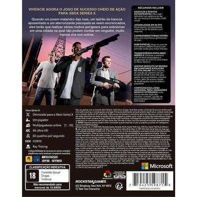 Jogo grand theft auto v xbox one rockstar games