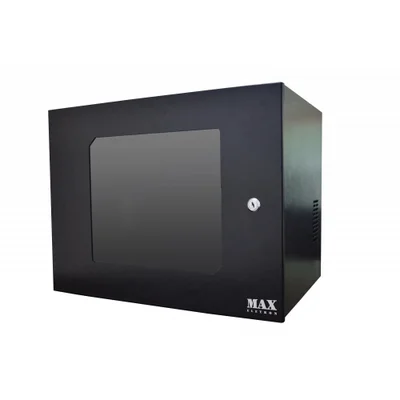 Mini Rack 19 8u Max Elétron Acrílico Com Chave 38x50x35cm