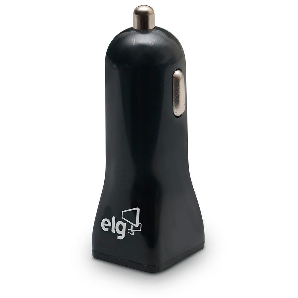 Carregador Veicular Elg X Usb Preto Cc Spt Kabum