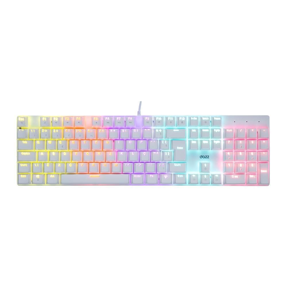 てん Teclado Mecânico USB Gamer Dazz Orion LED KaBuM