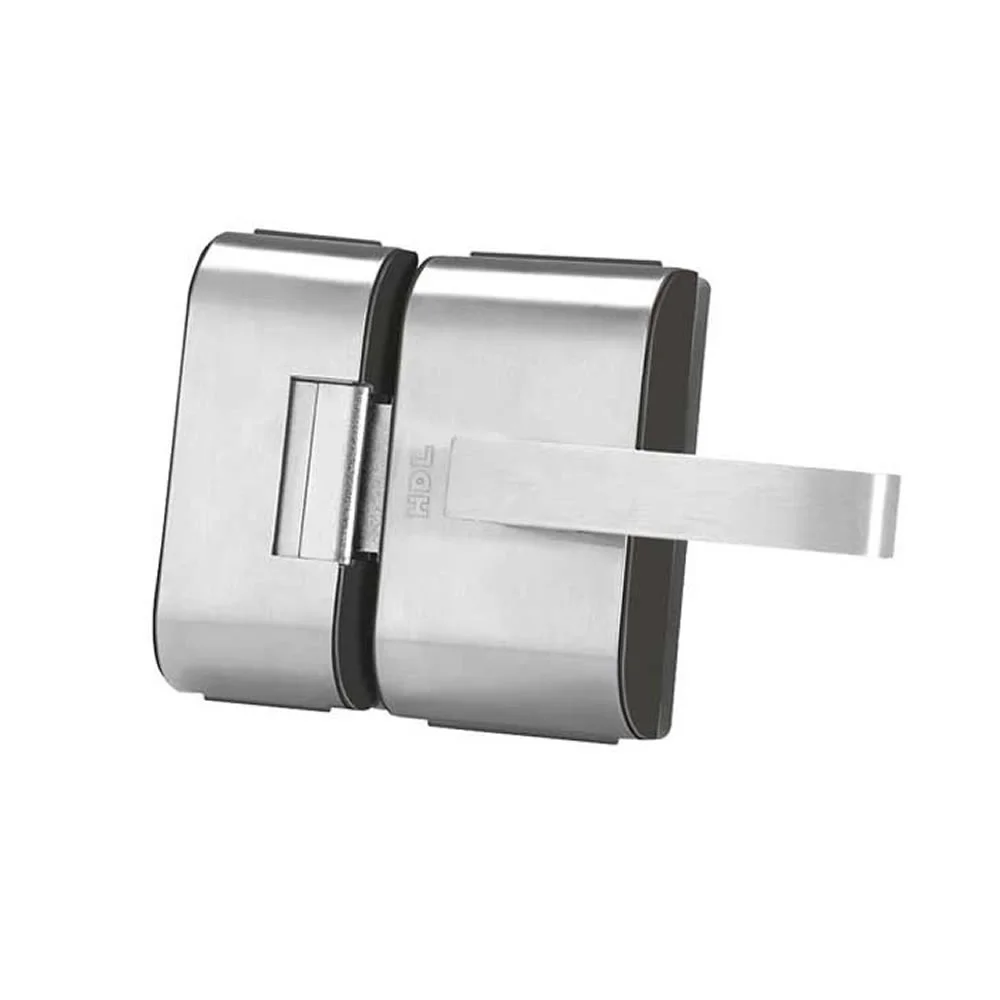Imagem 1 de 1 do produto Fechadura Para Porta De Vidro, Pv90, 2r-l, Inox, 2 Folhas E Recorte - HDL