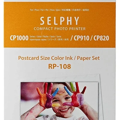 Kit De Impressão RP-108, Para Impressora Canon Selphy
