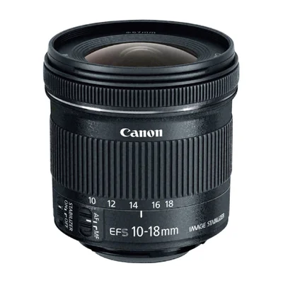 Lente Canon EF-S, 10-18mm, F/4.5-5.6 IS, STM