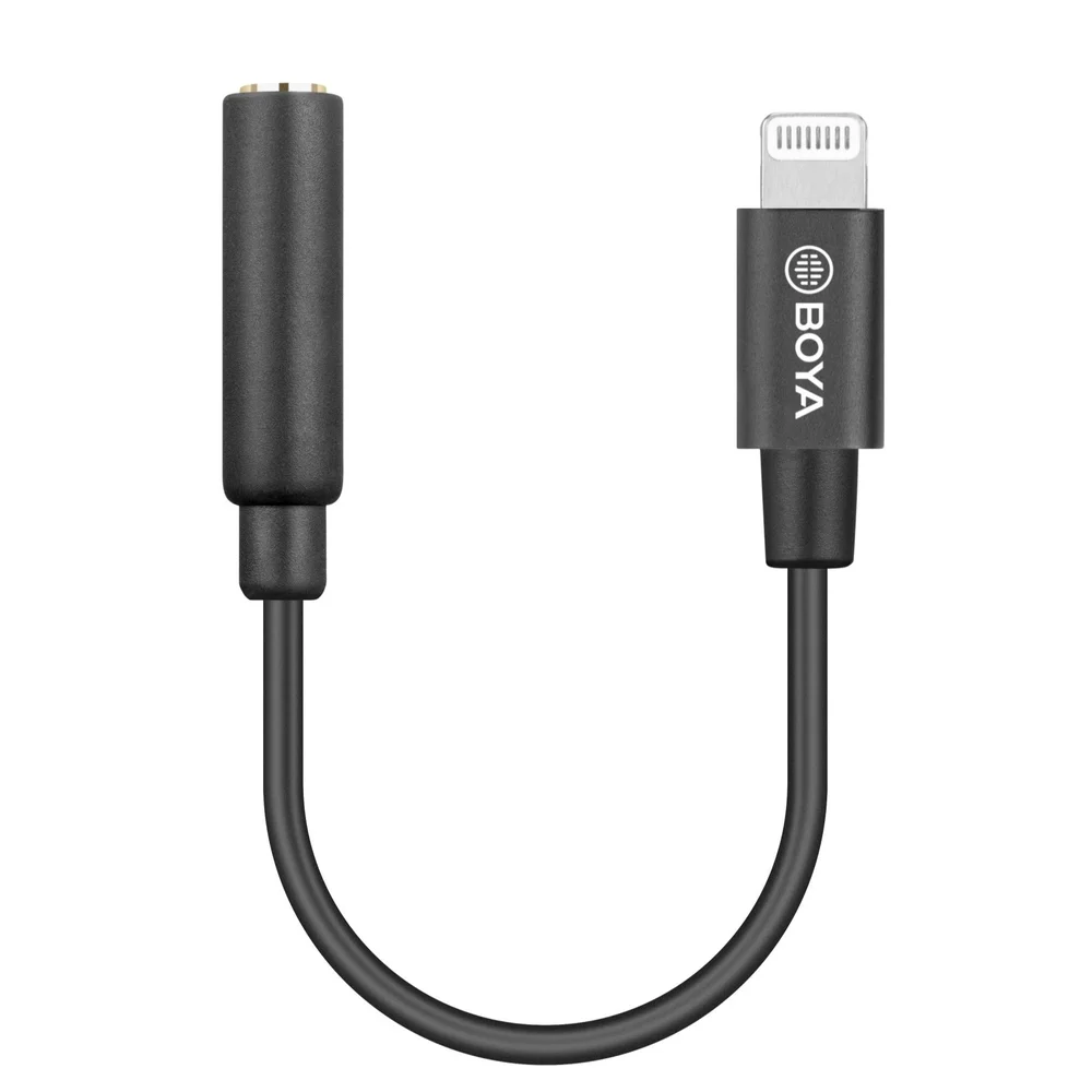 Imagem 4 de 4 do produto Cabo Adaptador Boya BY-K3, Para IOS, Conversor De P2, Para Lightning