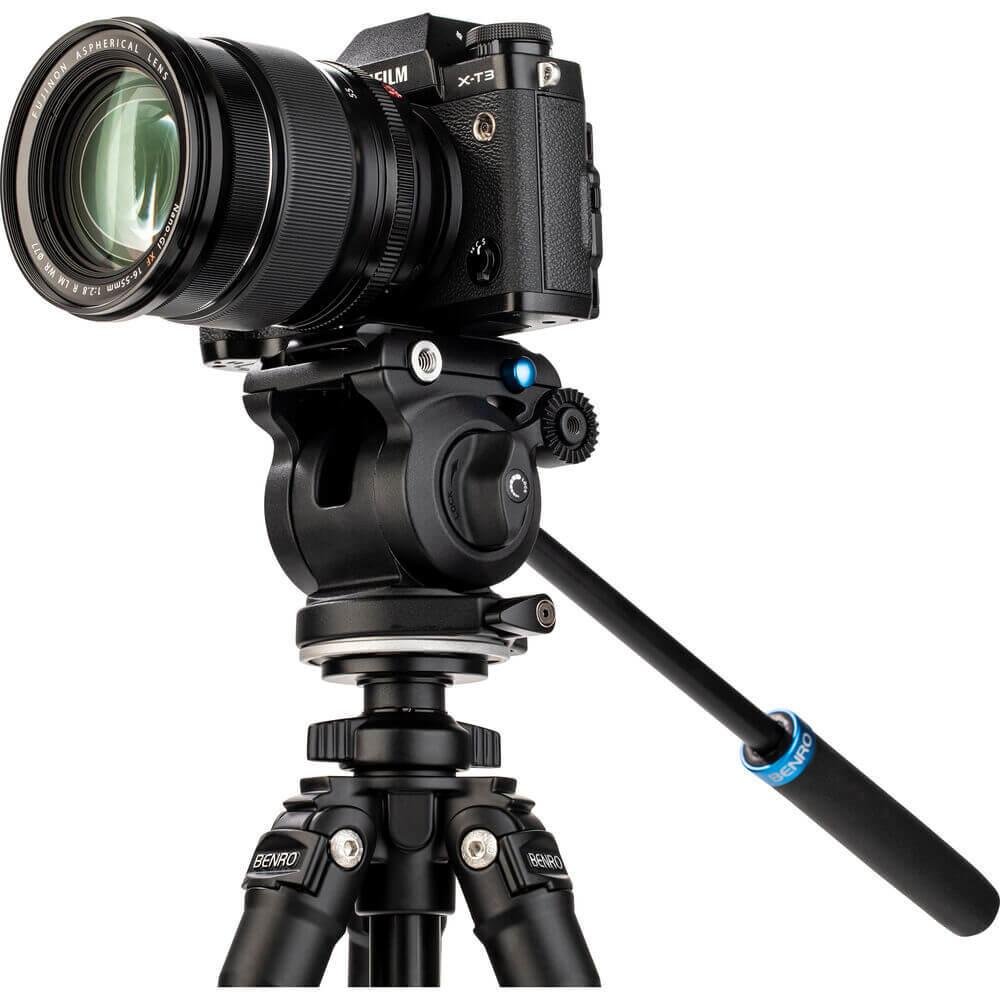Cabeça Hidráulica Benro S2 Pro 2 Vias