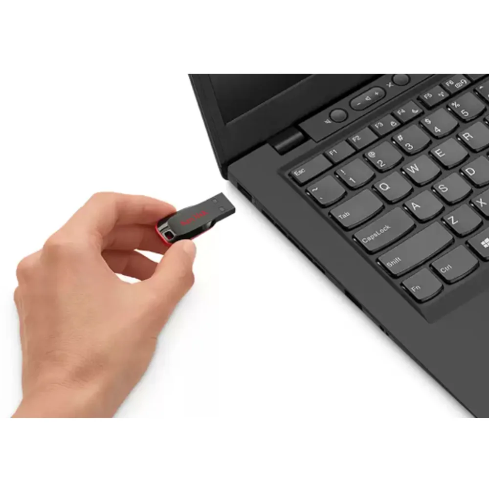Imagem 5 de 5 do produto Pen Drive 64GB, Sandisk, USB 2.0, Cruzer Blade - Sdcz50-064g-B35