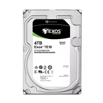 Hd  4TB, Sata 3 256MB 7200RPM 3.5 Exos 7e10 24x7 512n - St4000nm000b - Seagate.