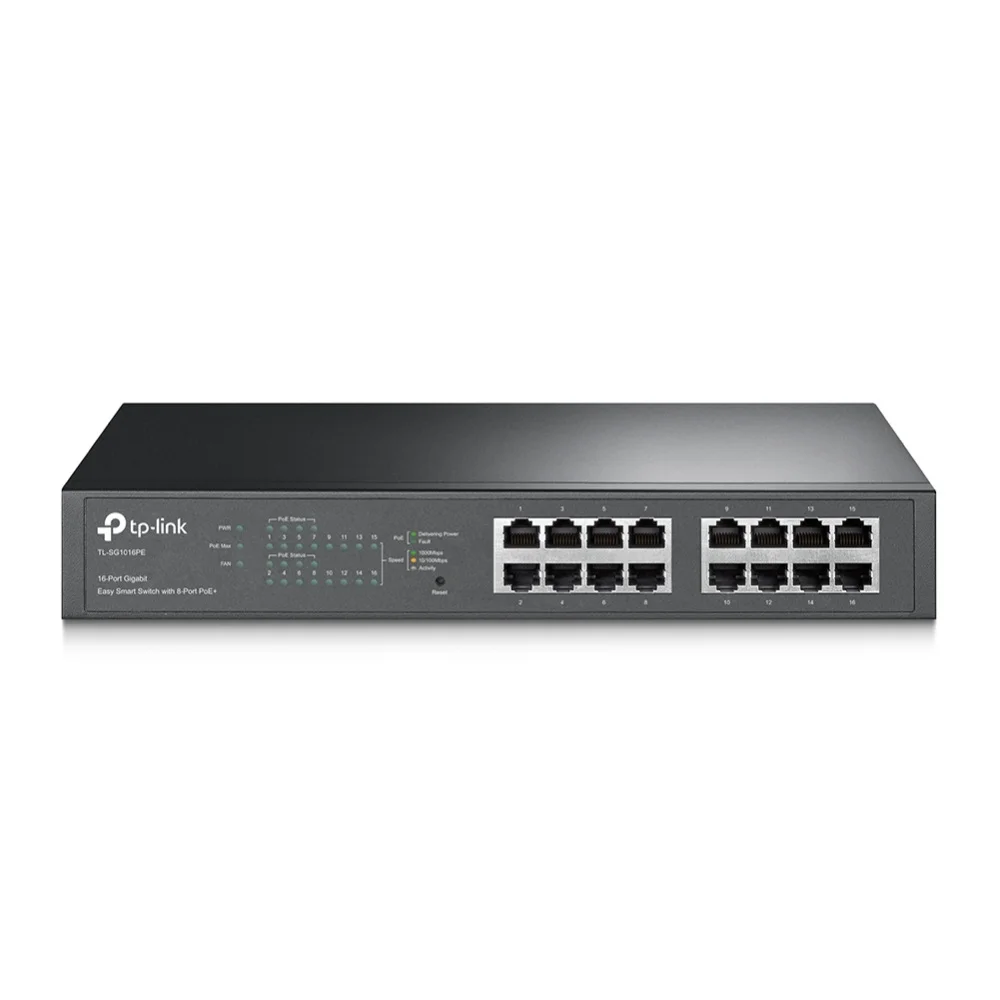 Imagem 4 de 5 do produto Switch Tp-link 16 Portas Giga Lan/1 A 8 Poe+ - Tl-sg1016pe
