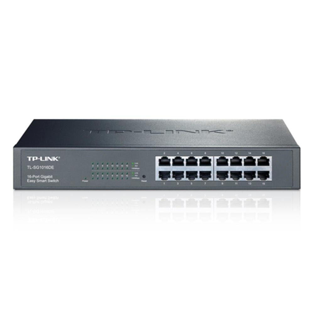 Switch TP-Link 16 Portas Giga - TL-SG 1016DE | KaBuM!