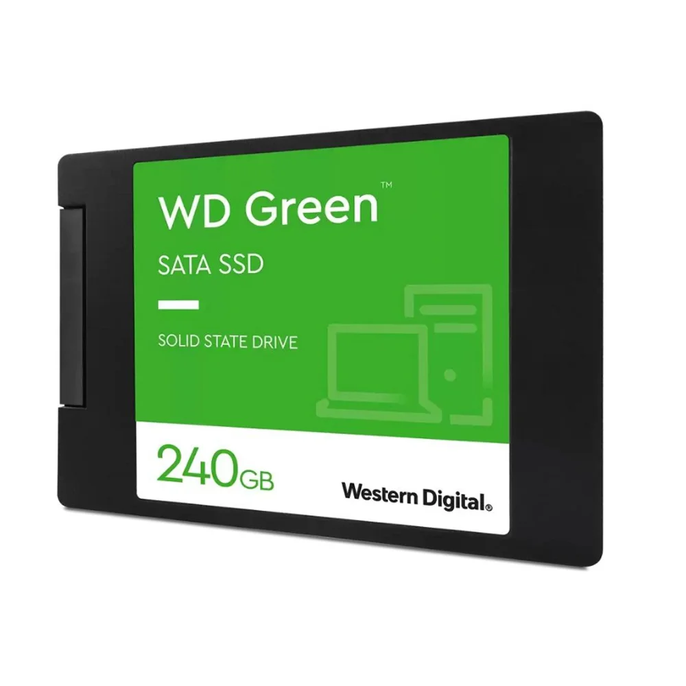 Imagem 3 de 5 do produto SSD WD Green 240Gb 2,5 7mm Sata 3 - Wds240g3g0a