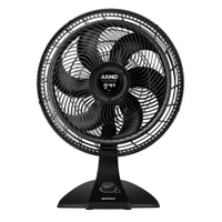 Ventilador De Mesa Arno Turbo Force 2 Em 1, 40cm, 6 Pás, 220V, Preto - Vf42