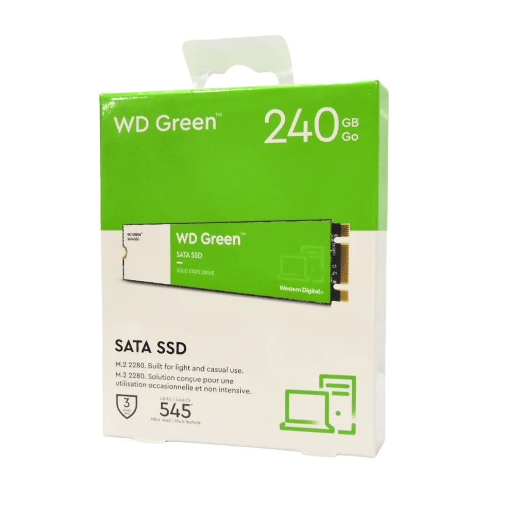 Imagem 3 de 5 do produto M.2 Sata 480gb WD Green Wds480g3g0b