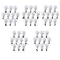 Kit 50 Lampada LED Bulbo 9w, Samsung A60, E27, Luz Branca Fria